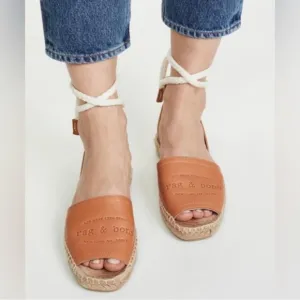 NEW Rag and bone estelle espadrilles 37.5