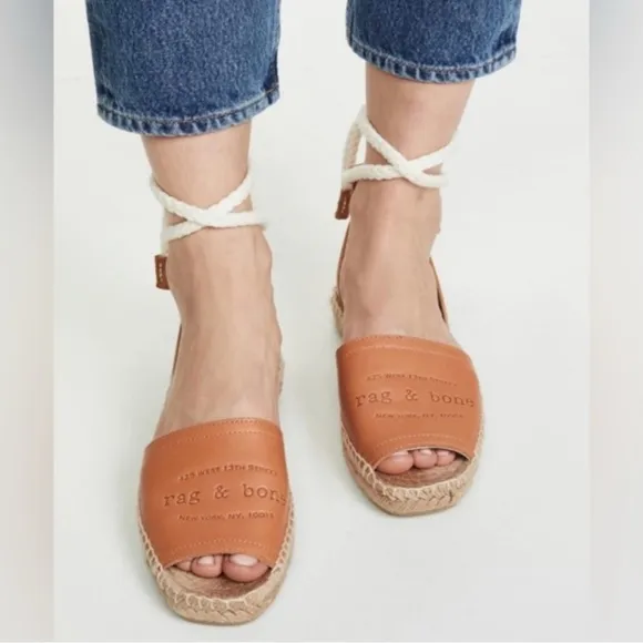 NEW Rag and bone estelle espadrilles 37.5