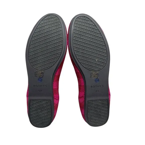 New! Rothy's The Cherry Gingham Limited Edition Loafer - Size 8.5