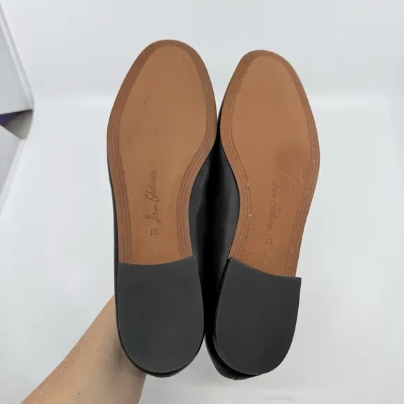 NEW Sam Edelman Loraine Bit LEATHER Loafers BLACK WOMEN 12 Classic Minimalist