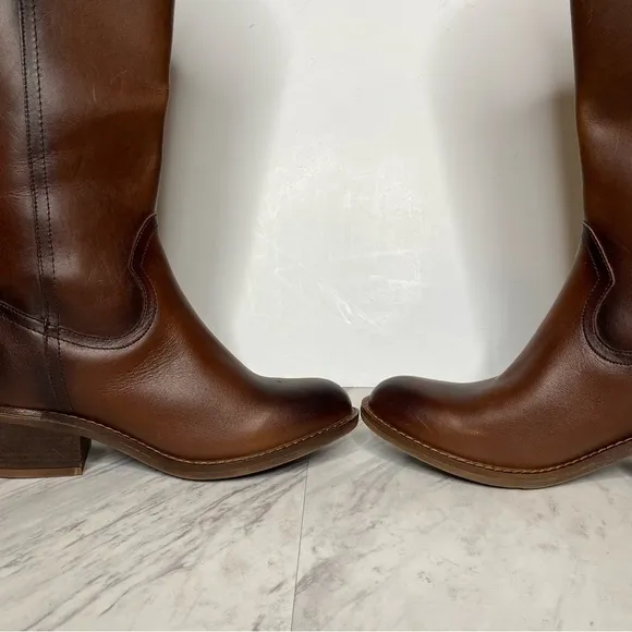 New! Sofft Astoria Brown Leather Tall Boot 6M