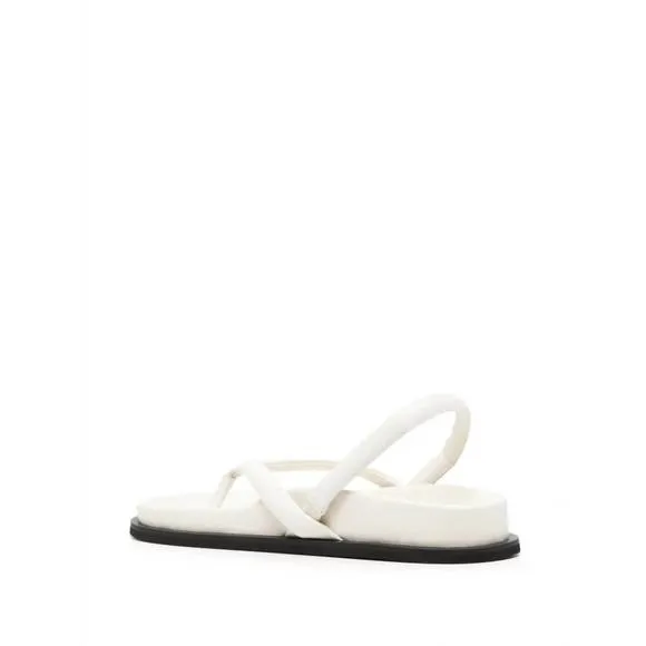 NEW ST. AGNI women's slingback thong sandal in tofu