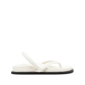 NEW ST. AGNI women's slingback thong sandal in tofu