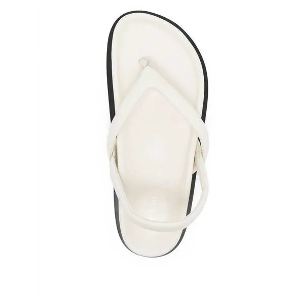 NEW ST. AGNI women's slingback thong sandal in tofu