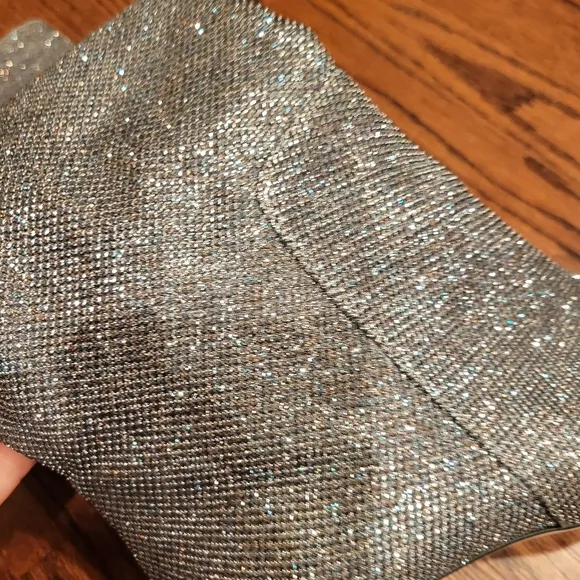NEW STUART WEITZMAN  crystal SILVER  Boots