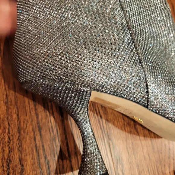 NEW STUART WEITZMAN  crystal SILVER  Boots