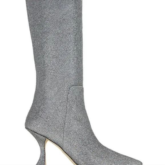 NEW STUART WEITZMAN  crystal SILVER  Boots