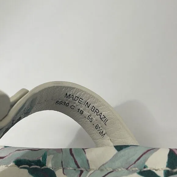 NEW Tory Burch Miller 6.5‎ Leather Sandals Thong VERY RARE DESERT BLOOM PATTERN