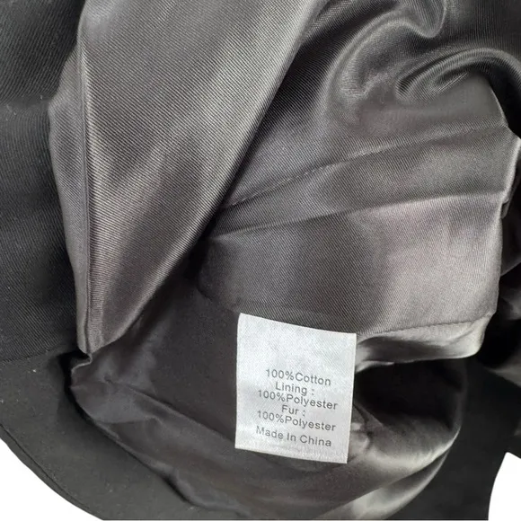 New! Tuckernuck Fur Collar Cecile Swing Cape