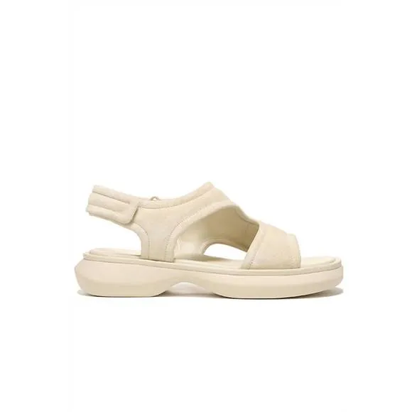 NEW VINCE women's fresca satin sandal in moonlight