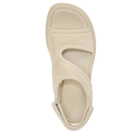 NEW VINCE women's fresca satin sandal in moonlight