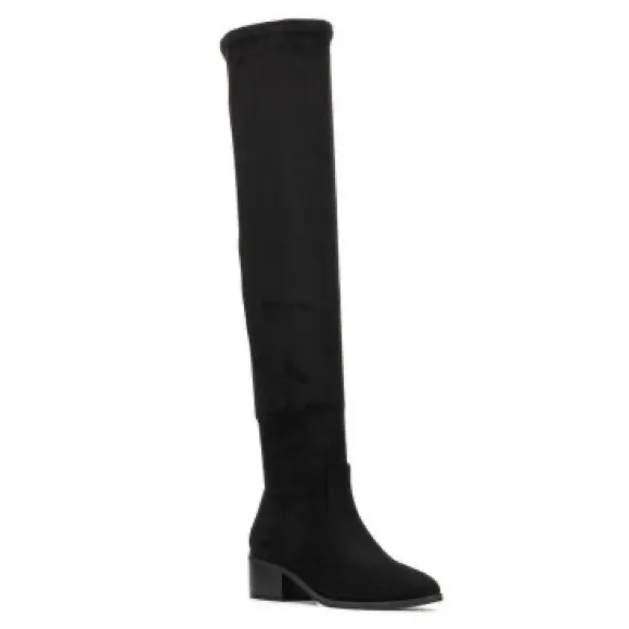 New York &amp; Co Stacked Heel Over the Knee Boots Size 8