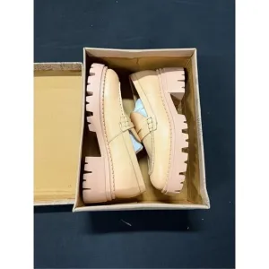 New Free People Cantaloupe Lyra Lug Sole Loafers 38.5