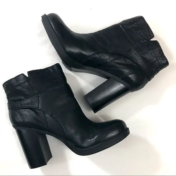 New✨ NINE WEST Stacked Heel Boots