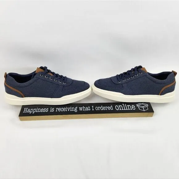 🩵NIB Bruno Marc Blue Canvas Skate Sneakers Size 11