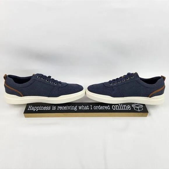 🩵NIB Bruno Marc Blue Canvas Skate Sneakers Size 11