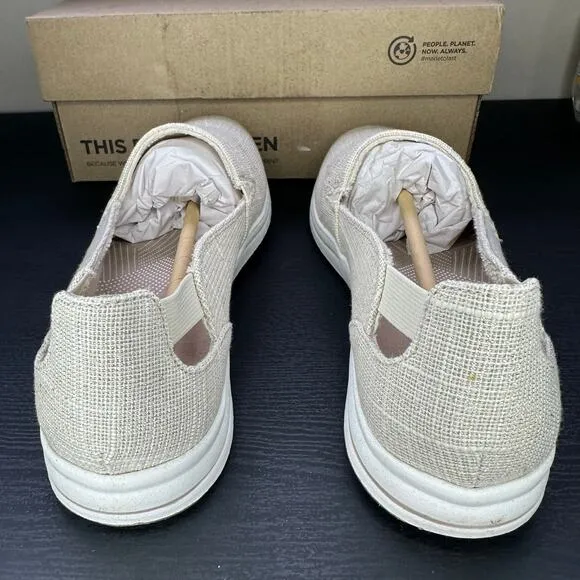 NIB Clarks womans breeze step natural interest slip on loafers size 8M