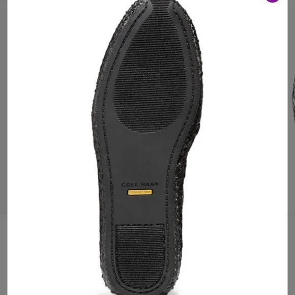 NIB Cole Haan | Black &amp; Ivy Beverly Cloudfeel Knott Leather Espadrilles