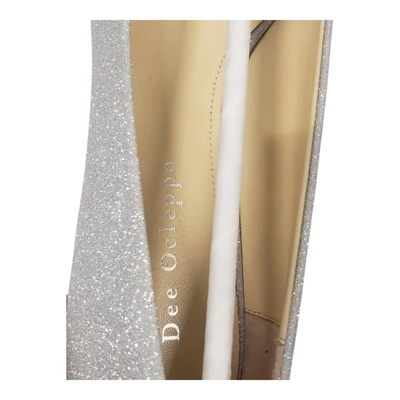 NIB DEE OCLEPPO BALLERINA POINT TOE EMBELLISHED FLATS SZ 8