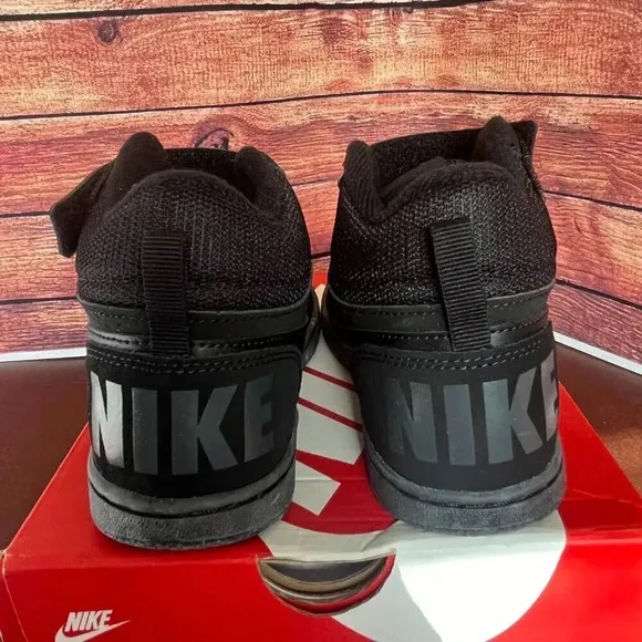 NIB Nike Court Borough Mid Black Sneakers