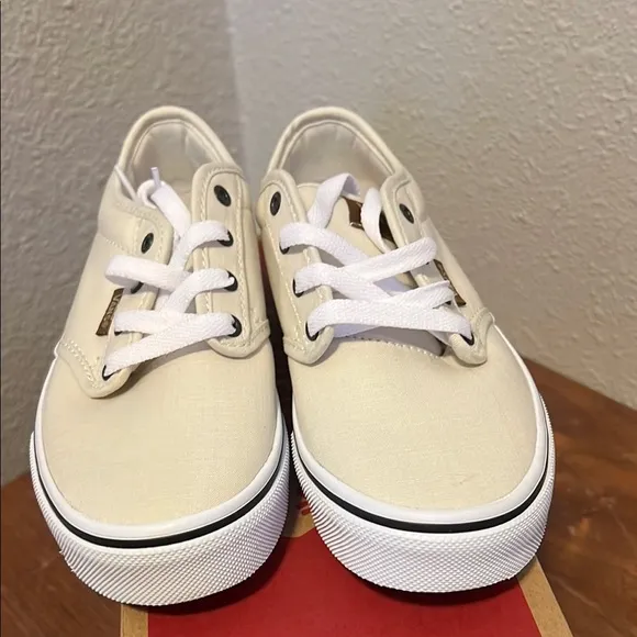NIB Vans Atwood Woven Turtledove Sneakers‎ Boy's Size 2