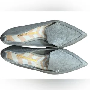 Nicholas Kirkwood Beya Pointed Toe Leather Ballet Flats.