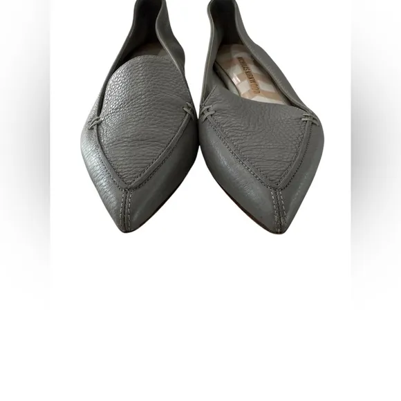 Nicholas Kirkwood Beya Pointed Toe Leather Ballet Flats.