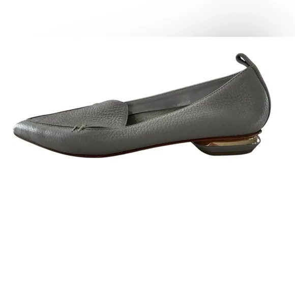 Nicholas Kirkwood Beya Pointed Toe Leather Ballet Flats.