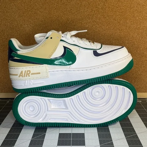 Nike Af1 shadow brand newWhite/Malachite/Sesame/Midnight NavyNWOT
