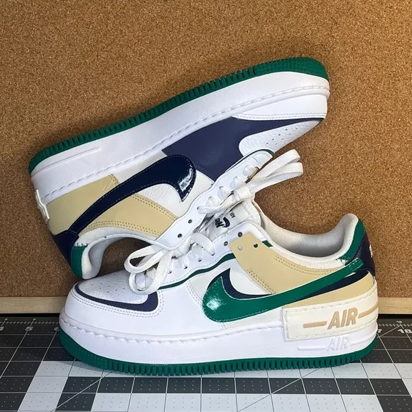 Nike Af1 shadow brand newWhite/Malachite/Sesame/Midnight NavyNWOT