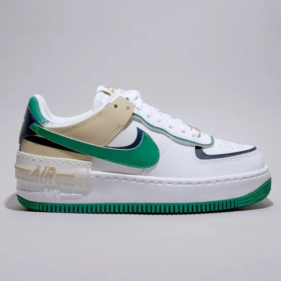Nike Af1 shadow brand newWhite/Malachite/Sesame/Midnight NavyNWOT