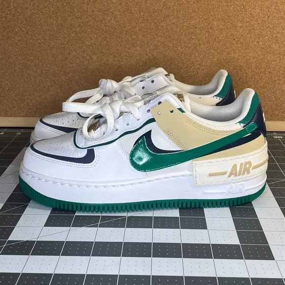 Nike Af1 shadow brand newWhite/Malachite/Sesame/Midnight NavyNWOT