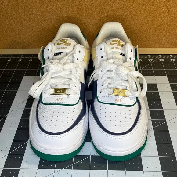 Nike Af1 shadow brand newWhite/Malachite/Sesame/Midnight NavyNWOT
