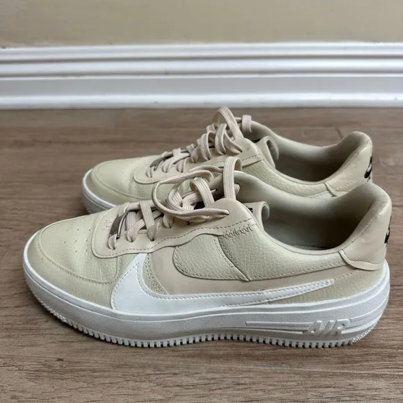 Nike Air Cream and White Sneakers