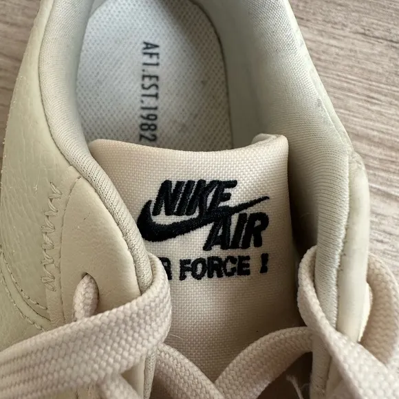 Nike Air Cream and White Sneakers