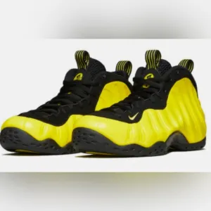 Nike Air FOAMPOSITE One WU TANG BLACK OPTIC YELLOW SIZE 7Y