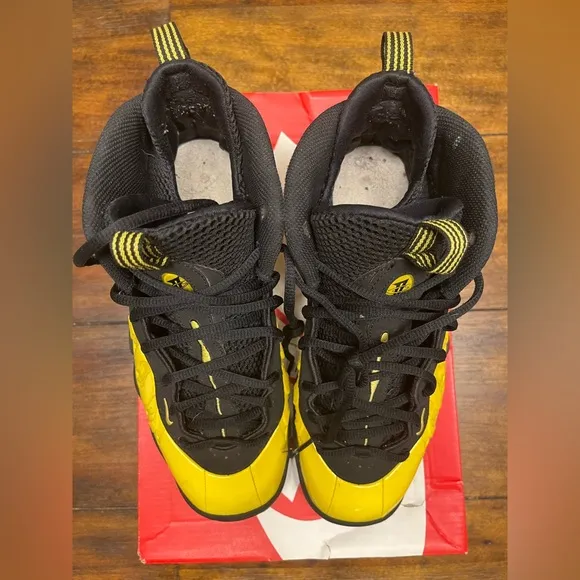 Nike Air FOAMPOSITE One WU TANG BLACK OPTIC YELLOW SIZE 7Y