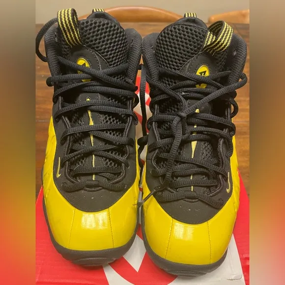 Nike Air FOAMPOSITE One WU TANG BLACK OPTIC YELLOW SIZE 7Y