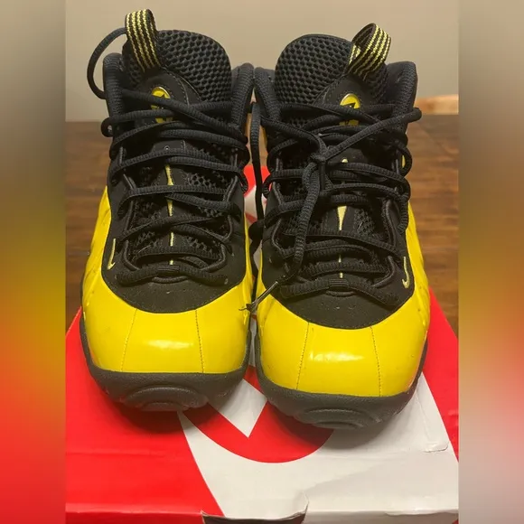 Nike Air FOAMPOSITE One WU TANG BLACK OPTIC YELLOW SIZE 7Y