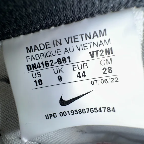 Nike Air Force 1 (Custom Made/Ordered) Black &amp; Blue Men's Sneakers Size 10