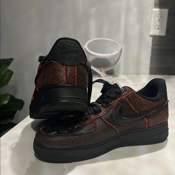Nike Air Force 1 low cut red leather 4.5 Us 23.5 cm
