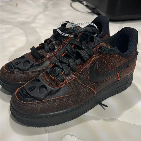 Nike Air Force 1 low cut red leather 4.5 Us 23.5 cm