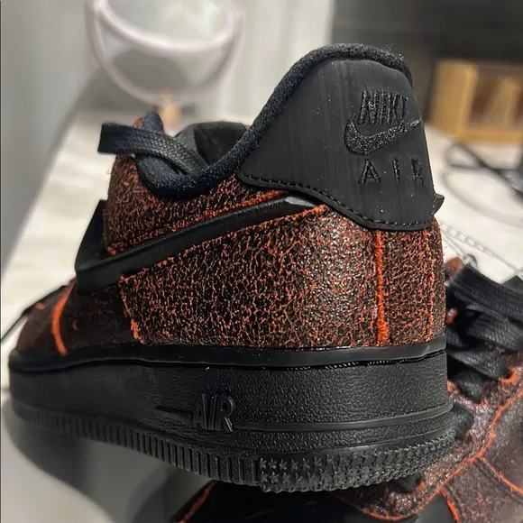 Nike Air Force 1 low cut red leather 4.5 Us 23.5 cm