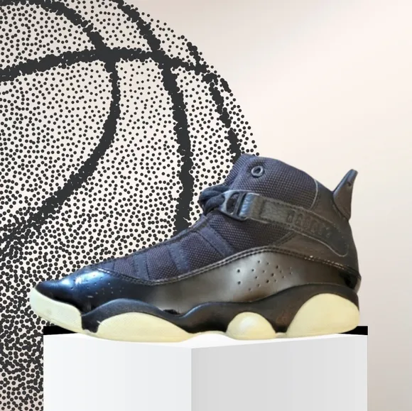 Nike Air Jordan 6 Ring Black Sneakers