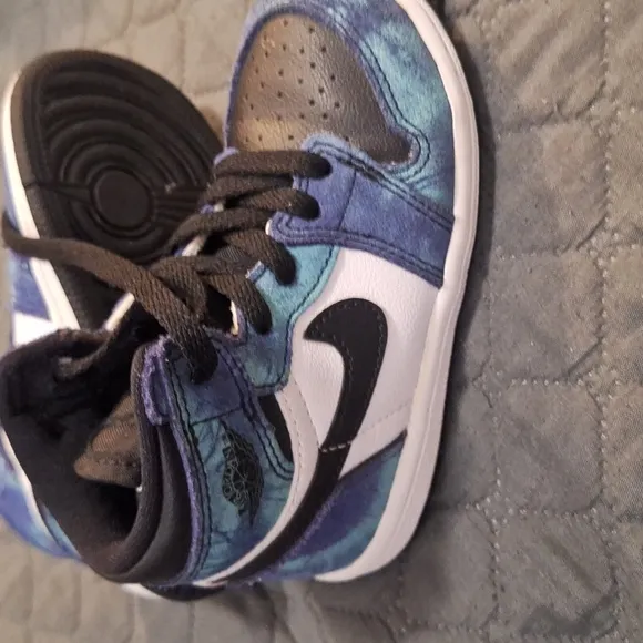 Nike Air Jordan Kids Sneakers - Blue and Black