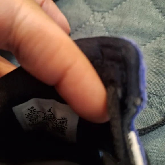 Nike Air Jordan Kids Sneakers - Blue and Black