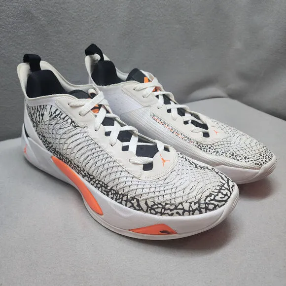 Nike Air Jordan Luka 1 The Pitch White Orange Black Shoes DN1772-108 Men's 14