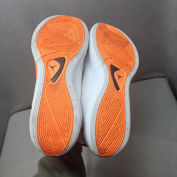 Nike Air Jordan Luka 1 The Pitch White Orange Black Shoes DN1772-108 Men's 14