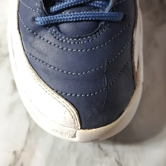 Nike‎ Air Jordan Retro Boys Sneakers Indigo &amp; White Size 6Y