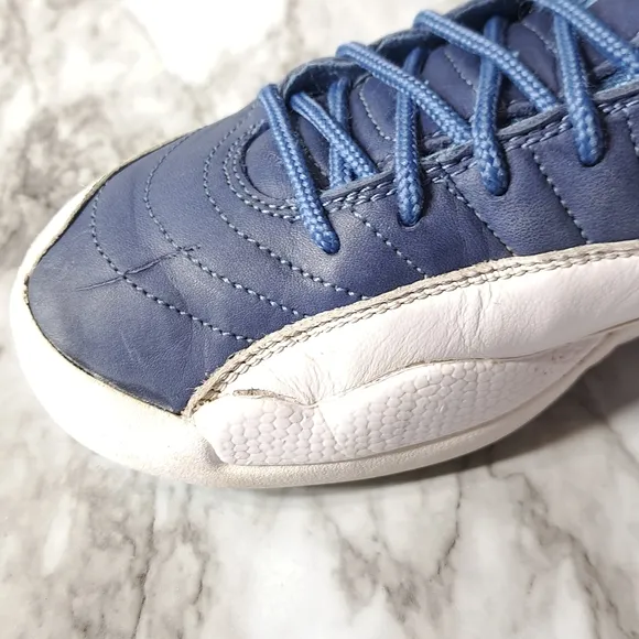 Nike‎ Air Jordan Retro Boys Sneakers Indigo &amp; White Size 6Y